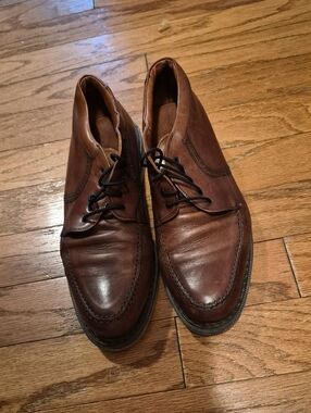 Johnston & Murphy  Men's Brown Leather Dress Shoes - Classic Lace-Up Sz 12